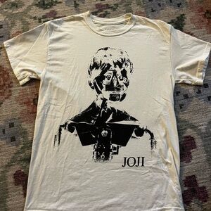 Cream Graphic T-Shirt with Joji Print